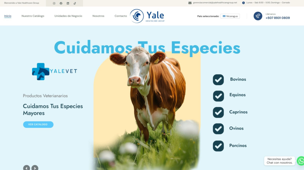 Sitio Web Yale Health Care Group