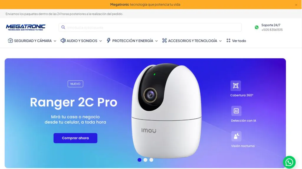 Sitio Web Megatronic